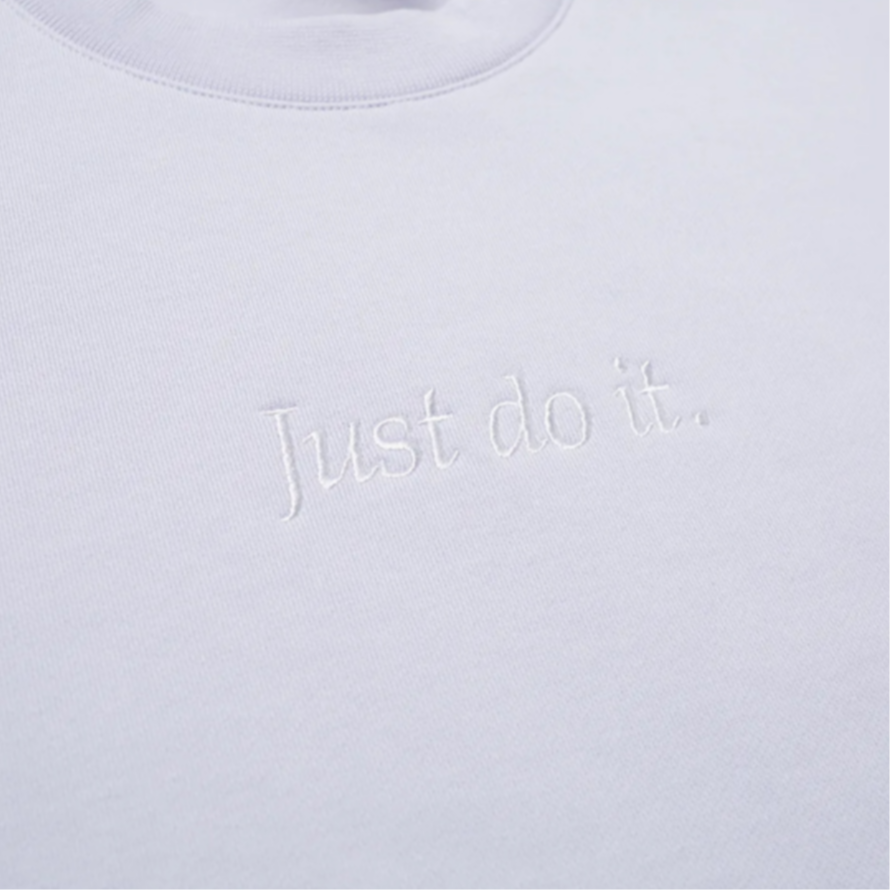 Мужское худи Nike Sportswear JDI Fleece Crew (светло-фиолетовое) — фото 5