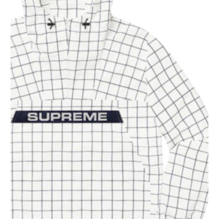 Куртка Supreme Heavy Nylon Anorak (черно-синяя) — фото 3