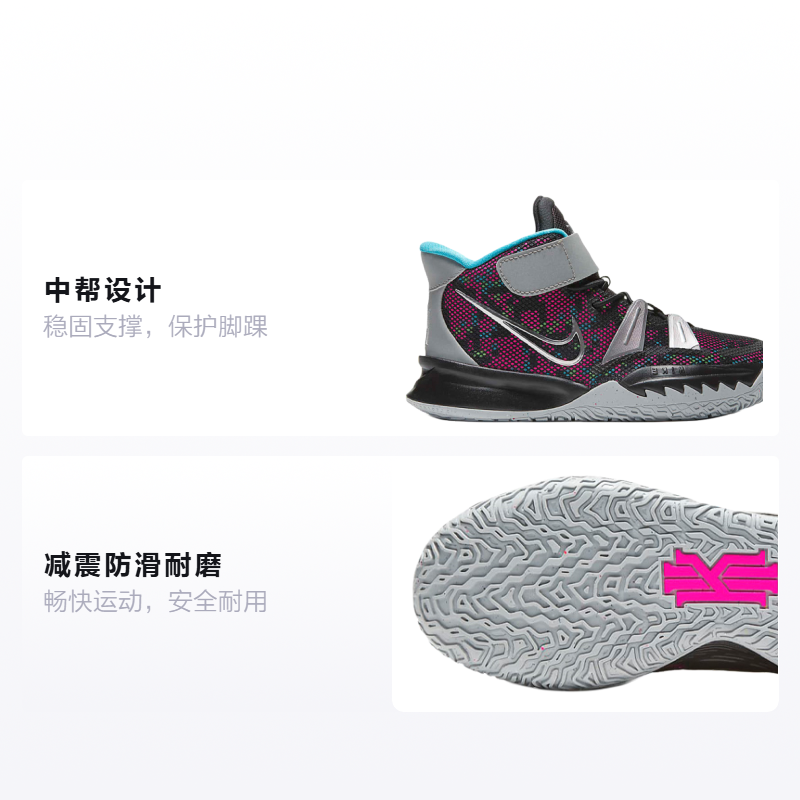Кроссовки Nike Kyrie 7 (черные) — фото 2