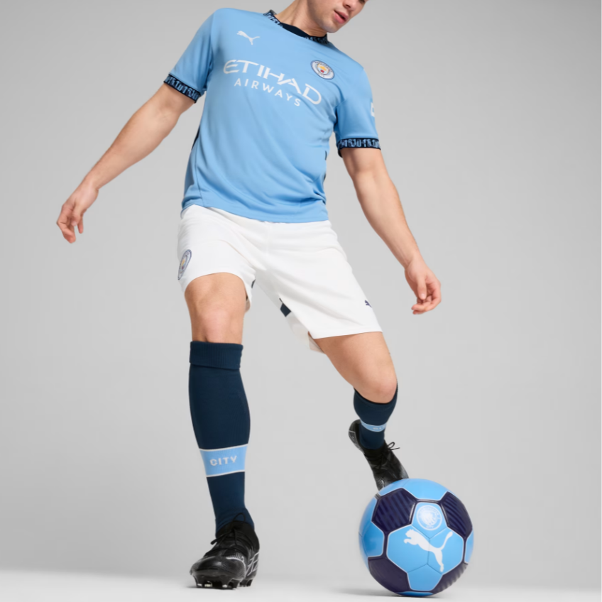 PUMA Réplica De Pantalón Corto De Fútbol Manchester City 24/25 Para Hombre