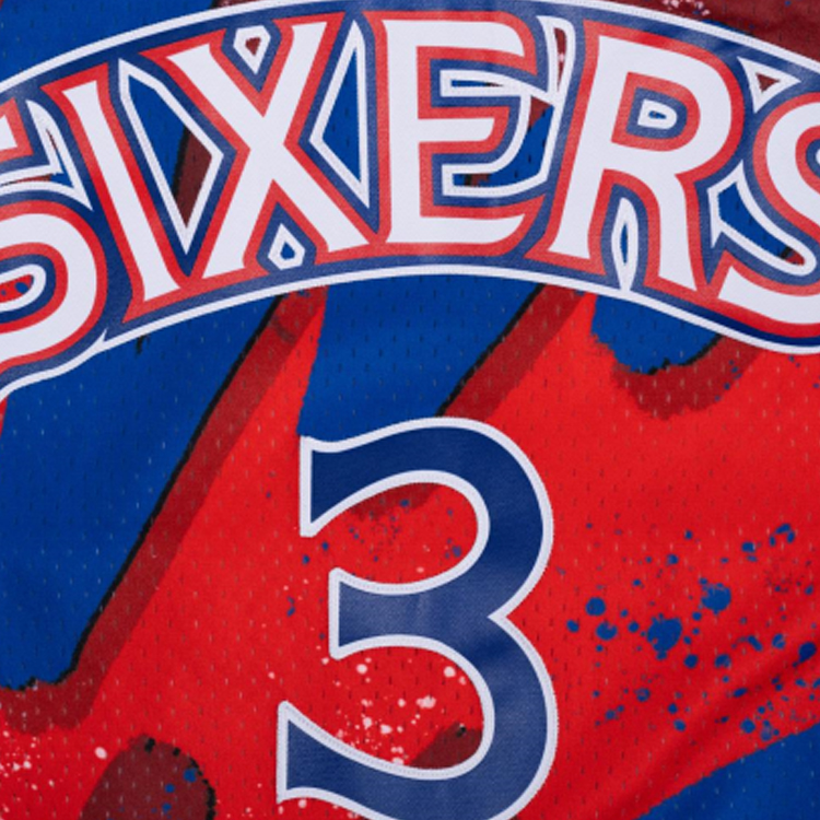 Mitchell Ness x Nba 76ers 1996 Allen Iverson Hyper Hoops Swingman tank top