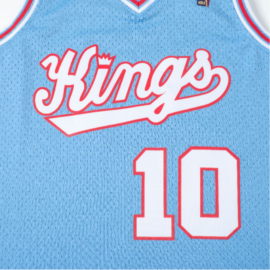Mitchell Ness Basketball Jersey SW Fan Edition 04 05 Season, Sacramento Kings, Bibby Size 10 Unisex Blue