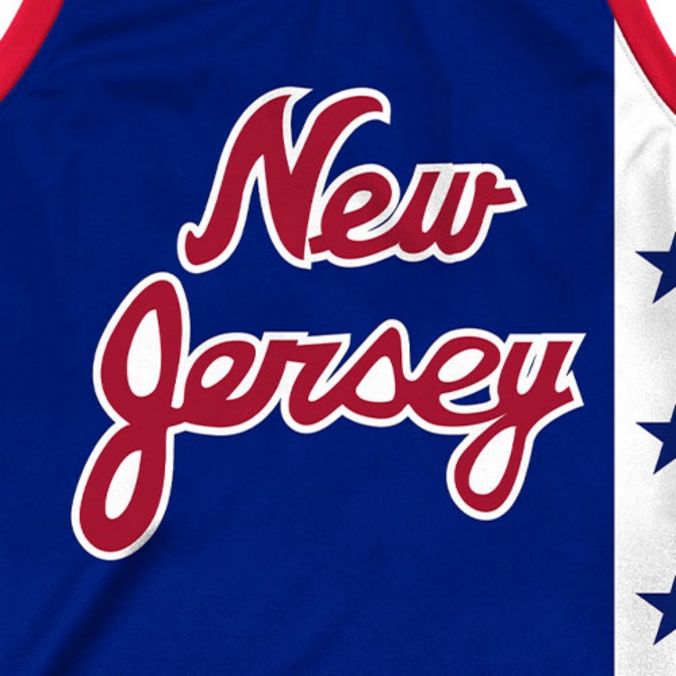 Mitchell Ness Basketball Jersey Men’s Blue