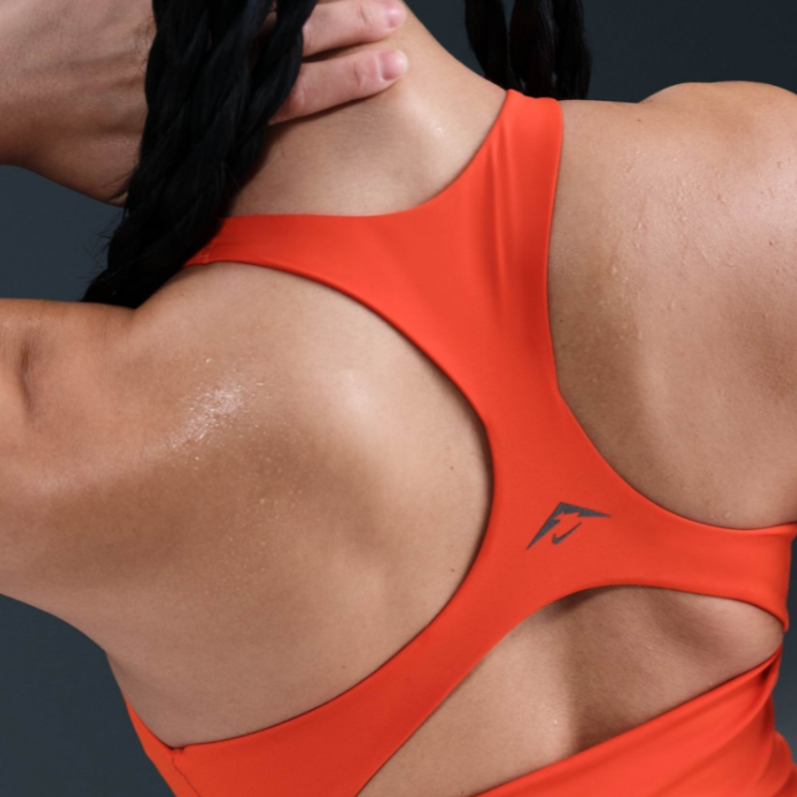 Nike Yoga Tank Tops Women’s Orange Red Moderate Other