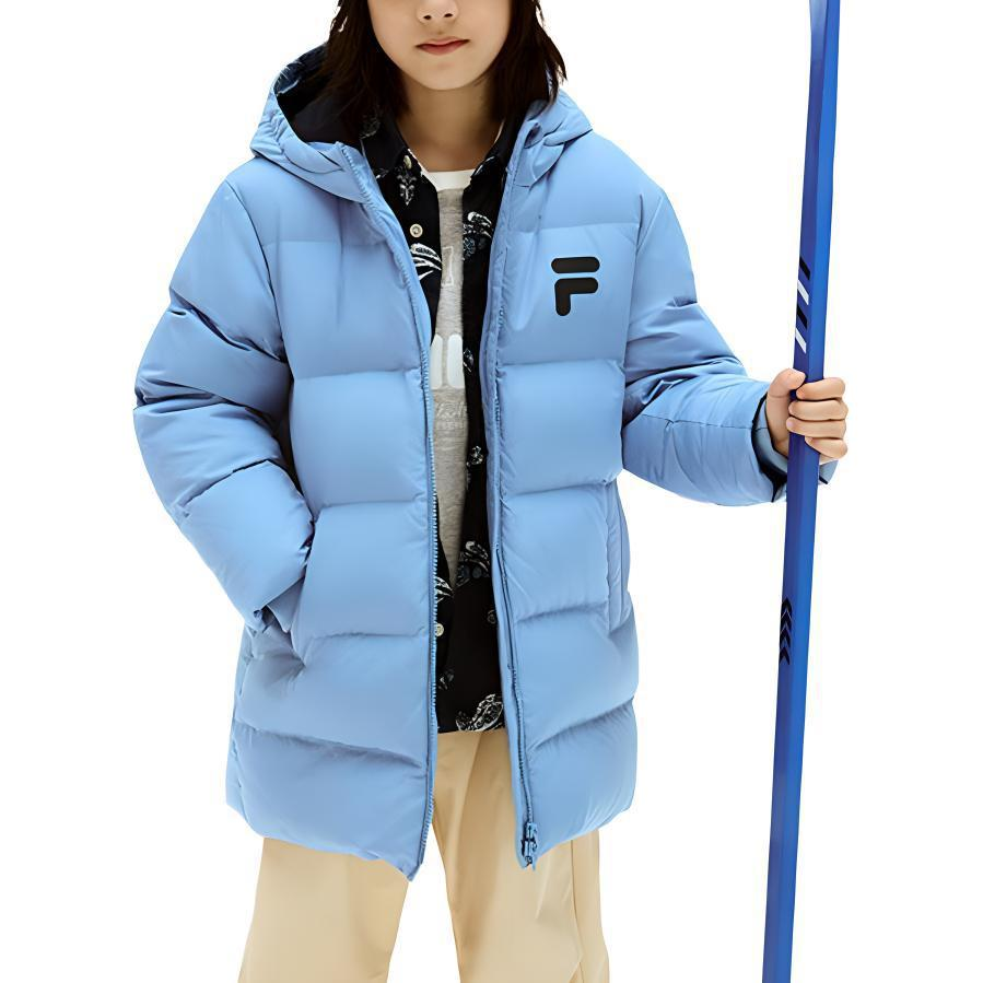 Куртка Fila KIDS FW24 ORIGINALE (серо-голубой) — фото 3