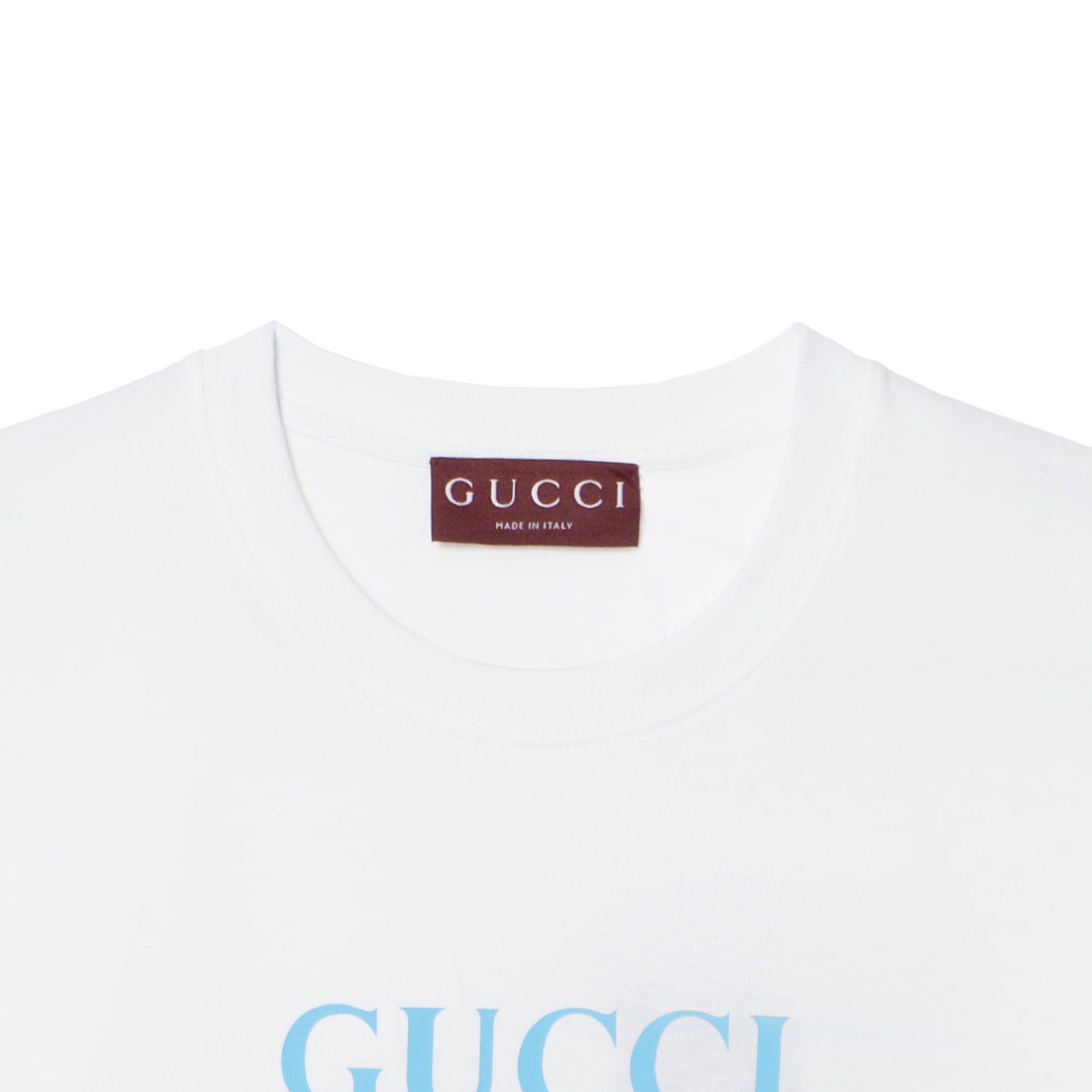 Мужская футболка Gucci SS25 Lido (белая) — фото 8