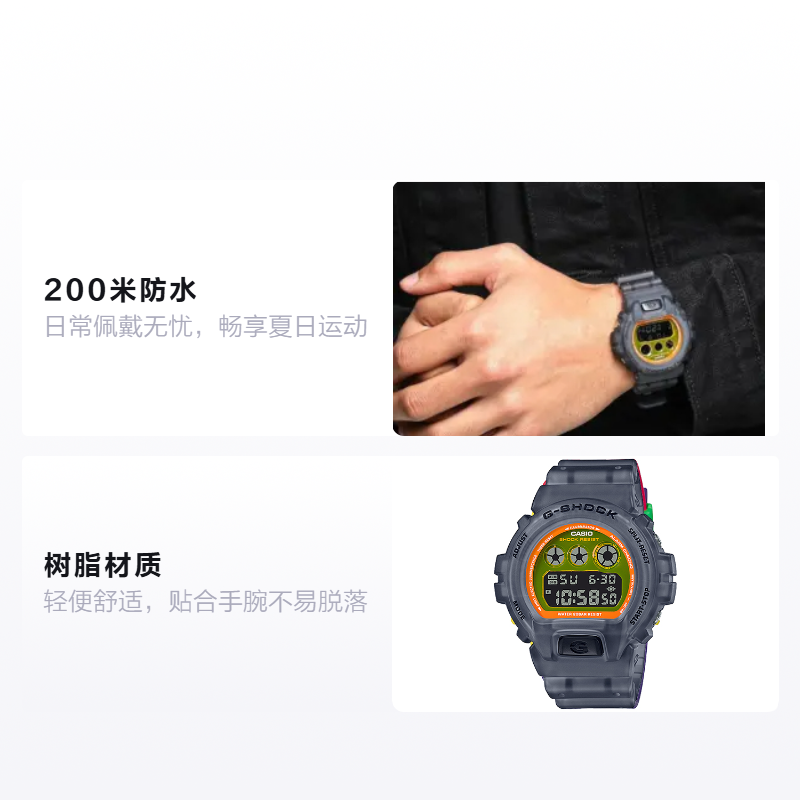 Мужские часы Casio G-SHOCK (зеленые) — фото 2
