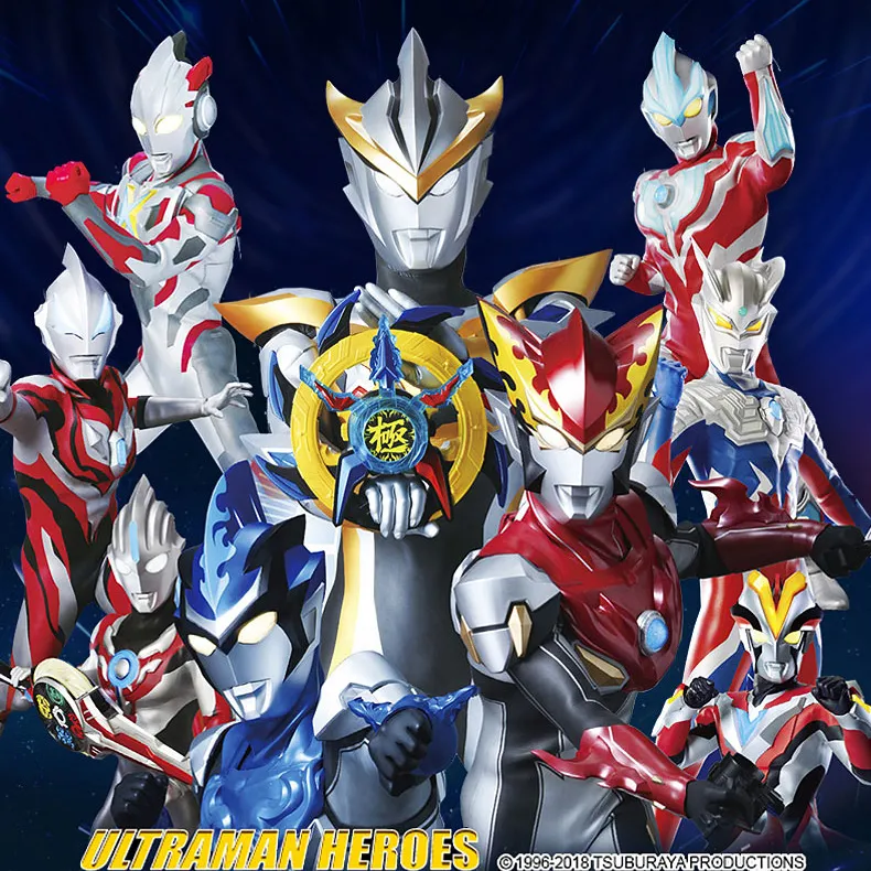 KAYOU Ультрамен Триггер Ультрамен Икс Ультрамен Карта IP Аниме Карточки Включено 9 шт. PR Все Over Звезда Золотая карта