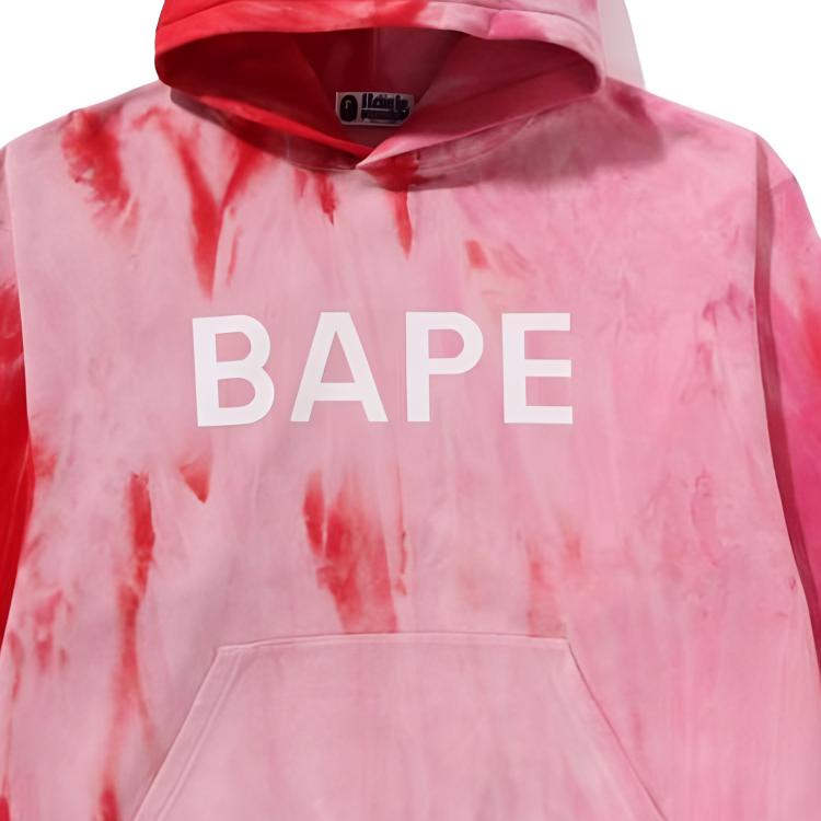 Мужское худи A BATHING APE Tie-Dye Print (разноцветное) — фото 7