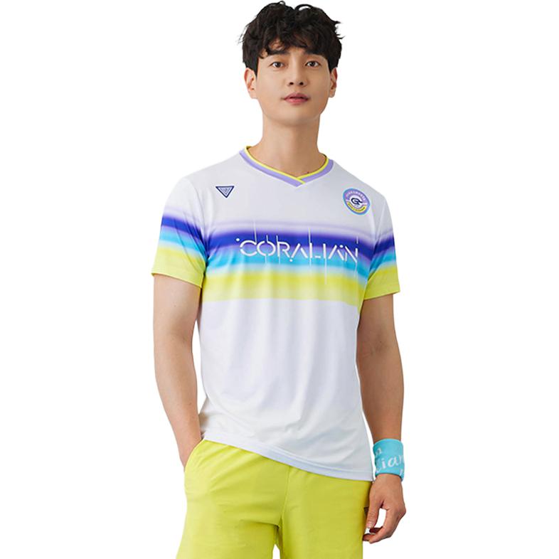 CORALIAN Badminton Jersey Men’s White
