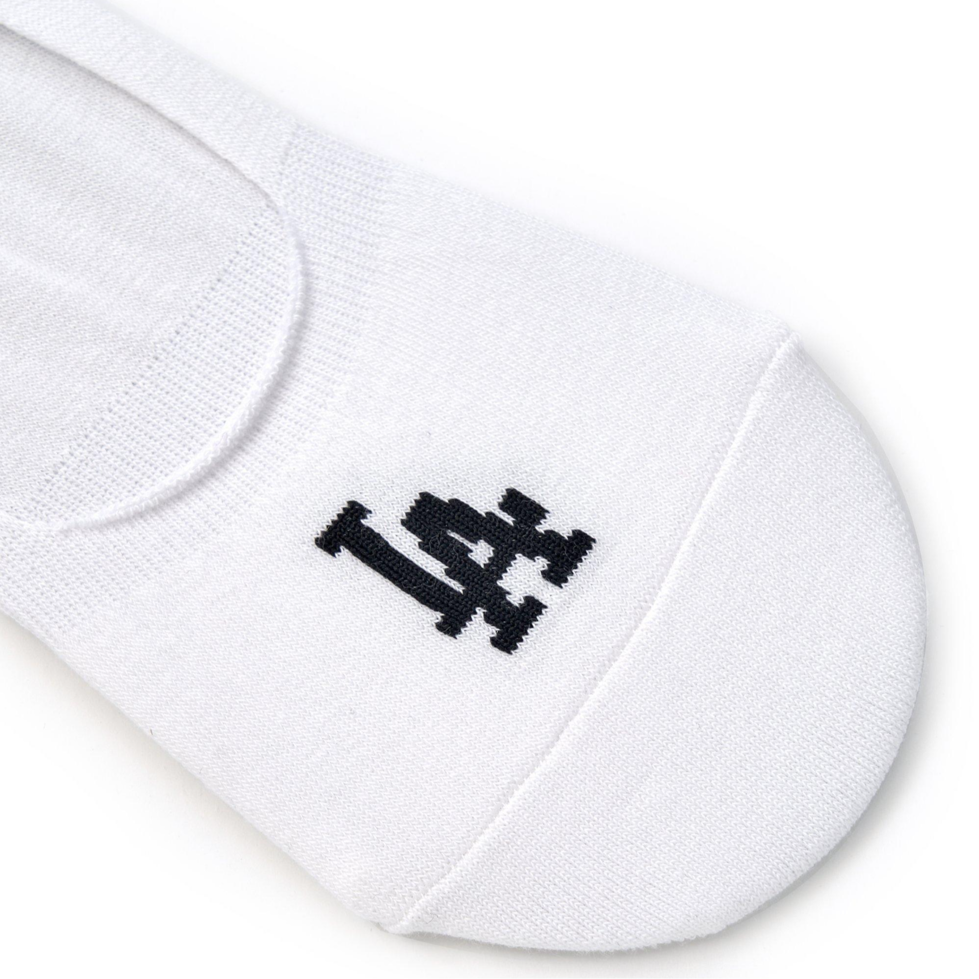 MLB No Show Socks Unisex 3 Pack White