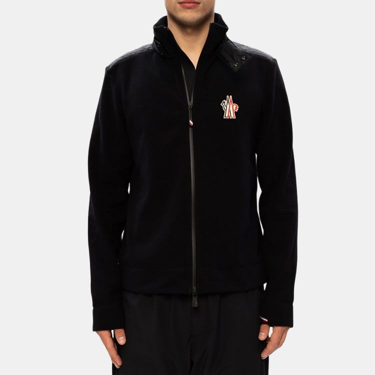 Мужская куртка Moncler Grenoble (черная) — фото 5