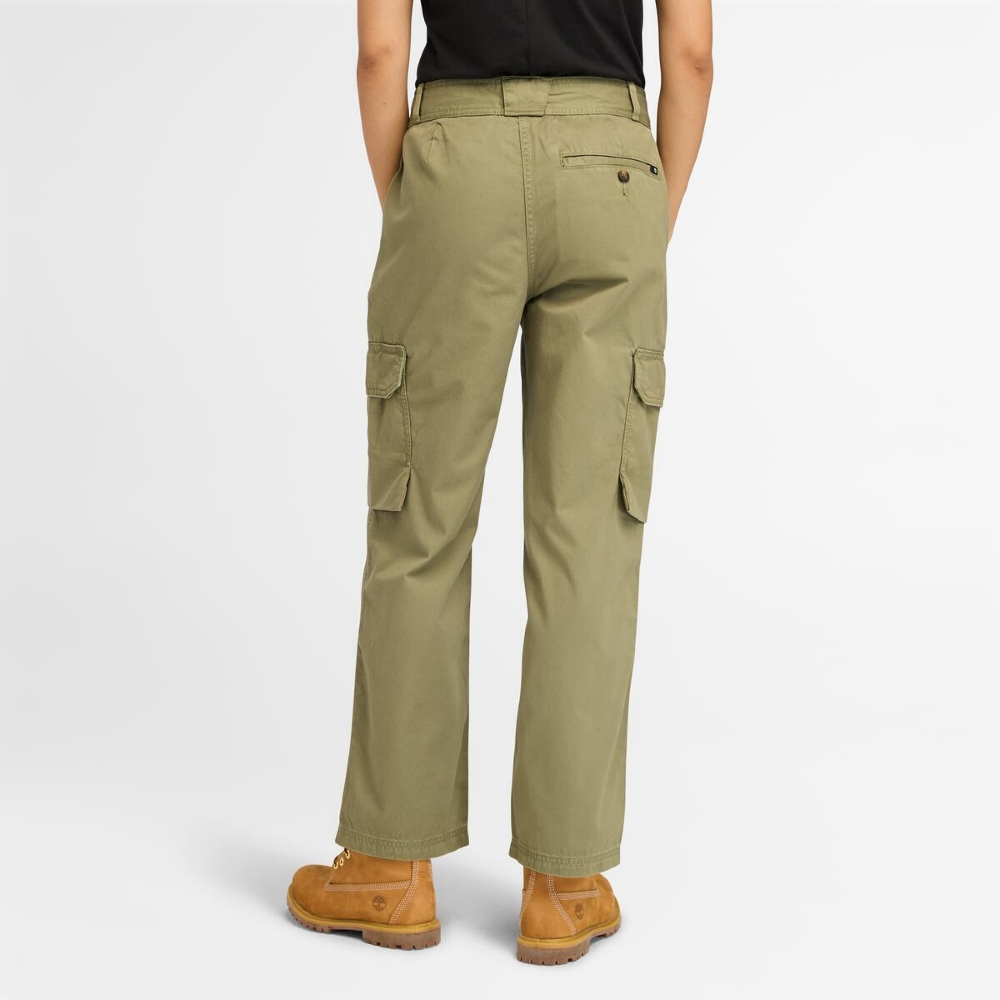 Женские штаны Timberland SS24 (зеленые) — фото 5