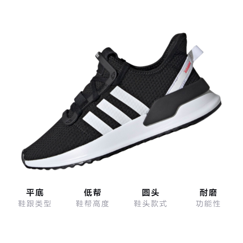 Кроссовки adidas originals U PATH (черно-белые) — фото 2