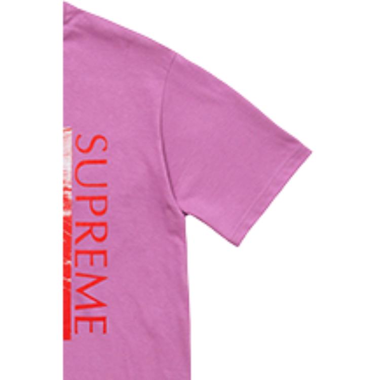 Футболка Supreme SS18 Mona Lisa Tee (фиолетовая) — фото 3