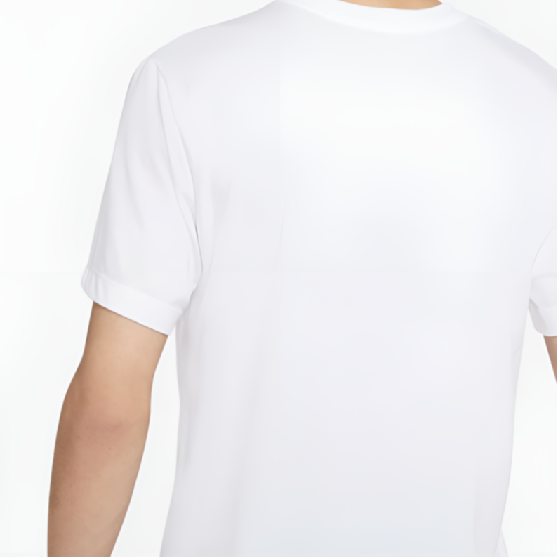 Мужская футболка Nike Dri-FIT (белая) — фото 5