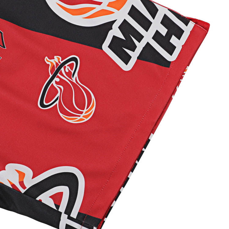 Mitchell Ness x NBA Miami Heat Team Basketball Shorts Unisex Red