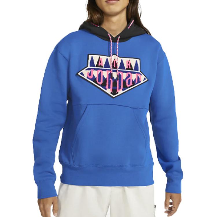 Мужское худи Jordan Sport DNA Hoodie (синее) — фото 4