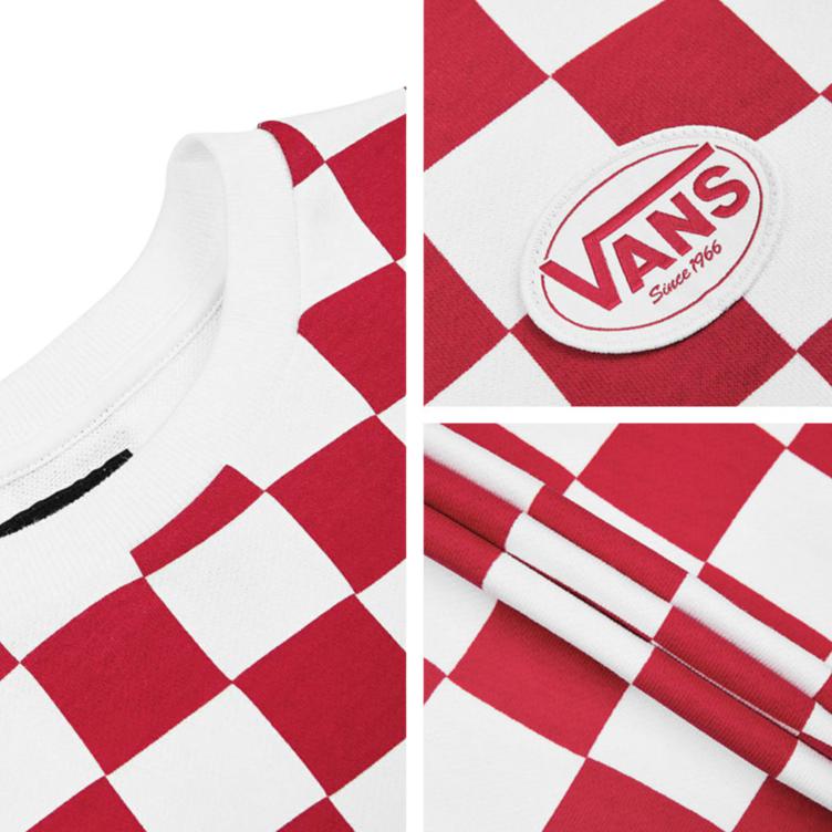 Мужская футболка Vans (красный) — фото 3