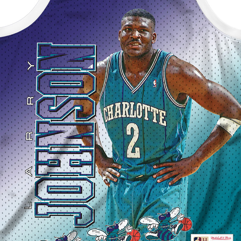 Mitchell Ness Larry Johnson jersey