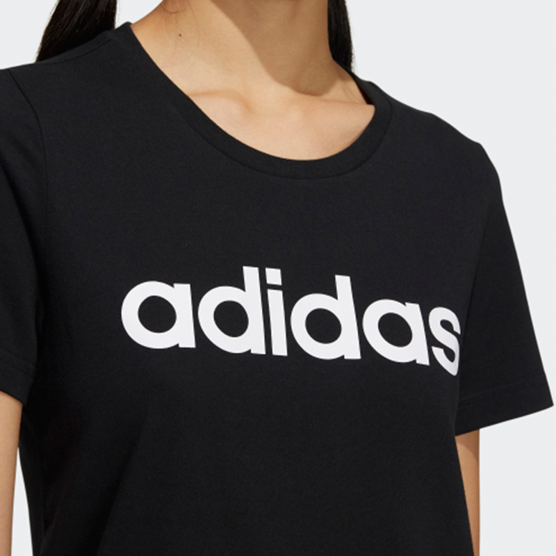 Женская футболка adidas neo (черная) — фото 5