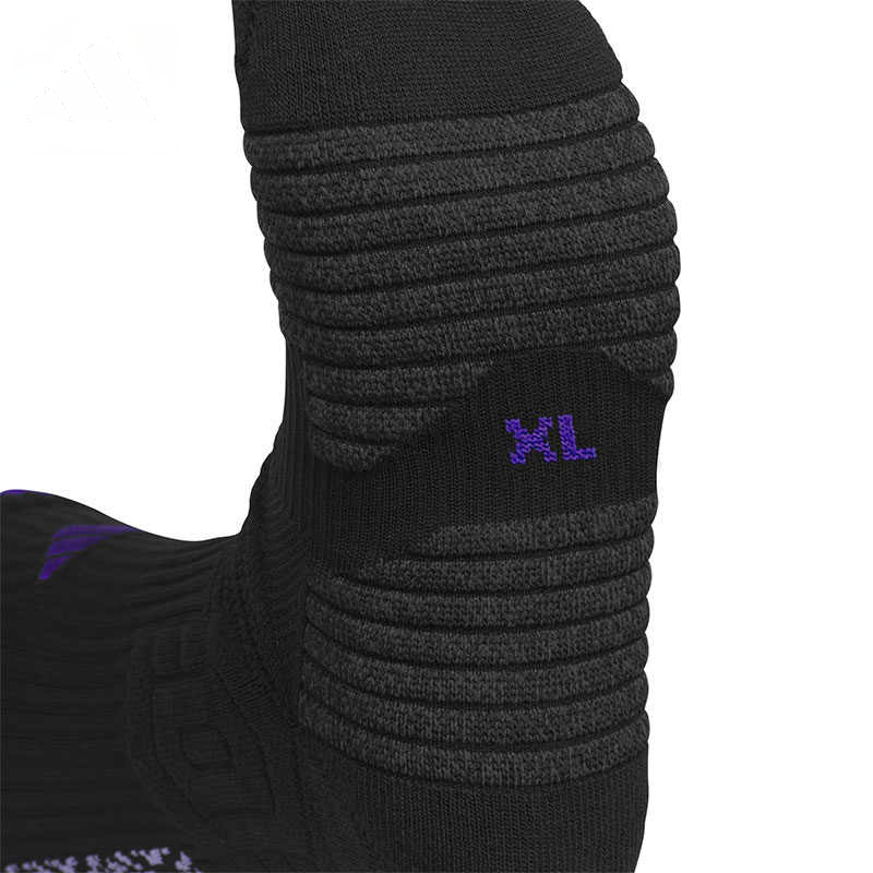 Adidas Crew Socks Unisex 1 Pack Black Purple