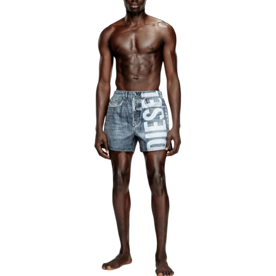 DIESEL Logo print Swim Shorts
