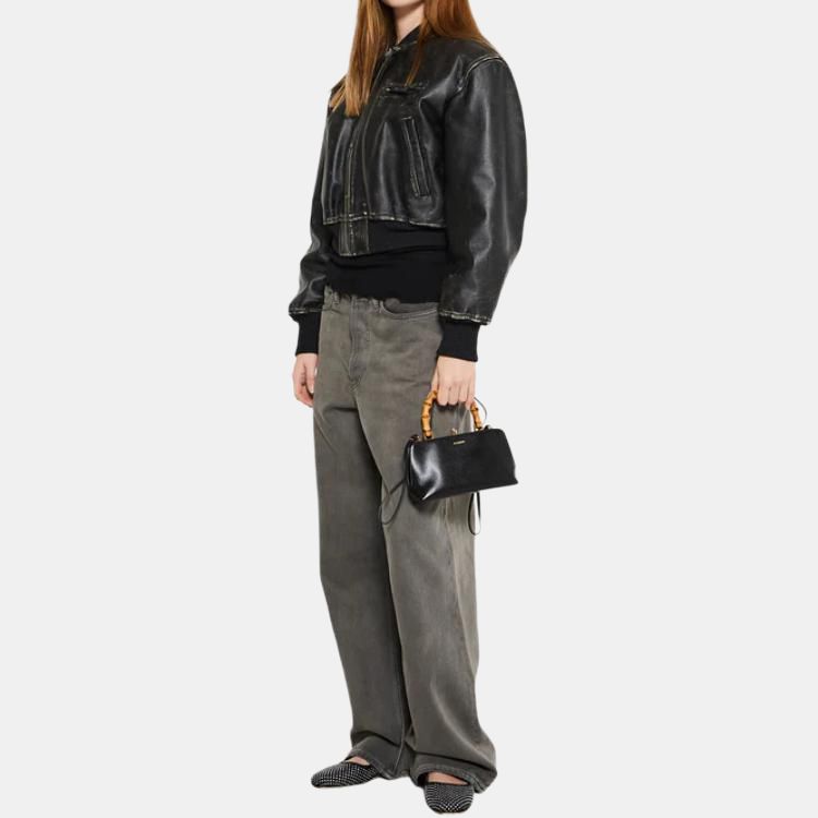 Женские штаны Acne Studios 1981F (антрацитово-серые) — фото 4