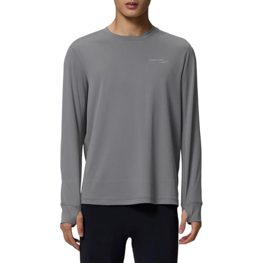 Saucony Running T Shirt Men’s Heather Gray