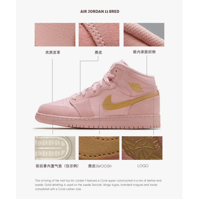 Jordan Air Jordan 1 Mid GS