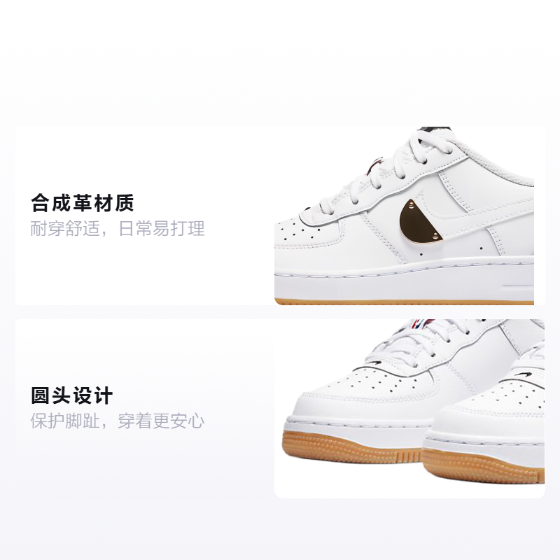 Кеды Nike Air Force 1 LV8 1 "NBA" Pack (бело-черные) — фото 2