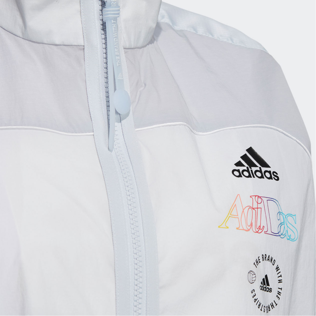 Женская куртка adidas (серая) — фото 5