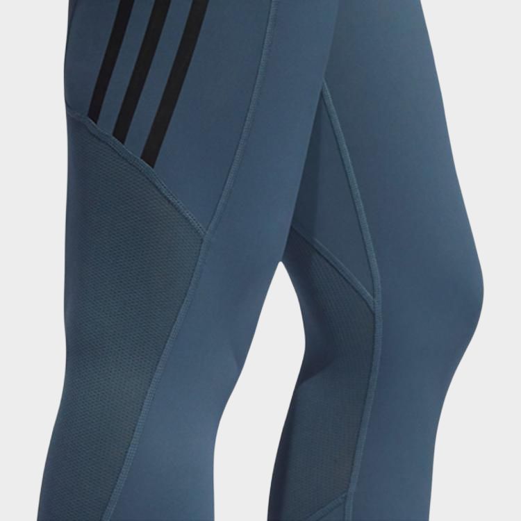 Женские штаны adidas High-Waist Tights (синие) — фото 5