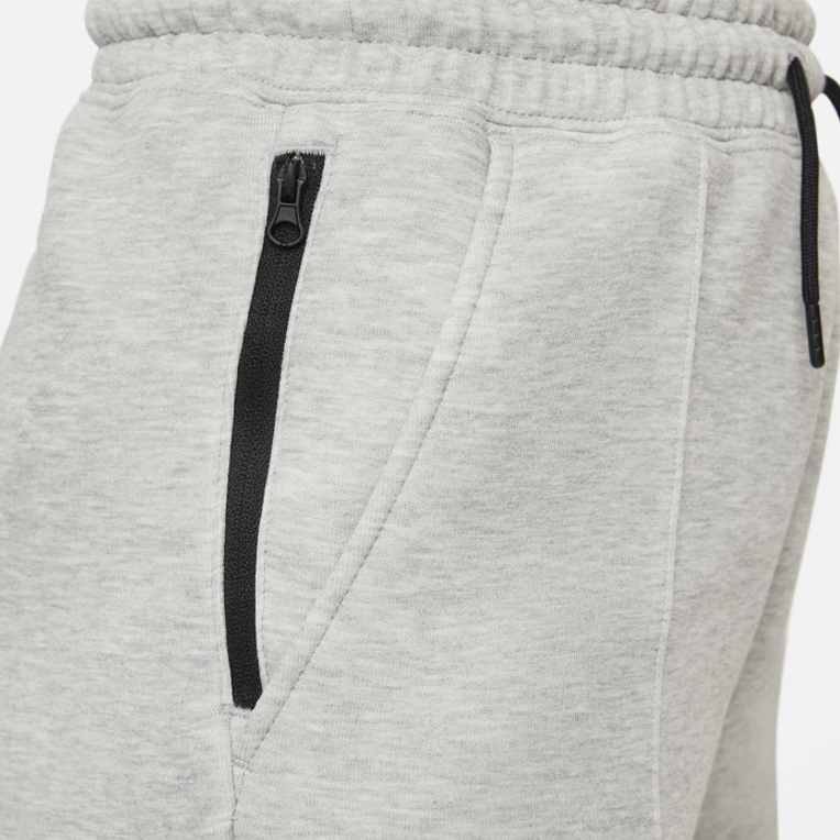Детские штаны Nike Sportswear Tech Fleece Logo (светло-серый) — фото 5