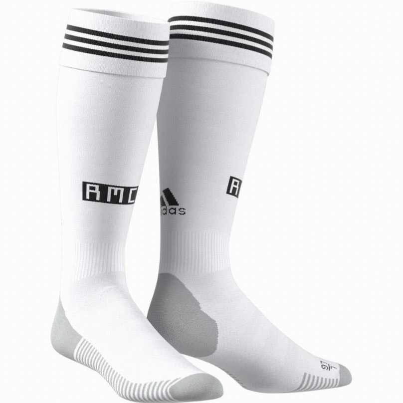 Adidas REAL H SO Soccer Socks Unisex 1 Pack Bright White/Black