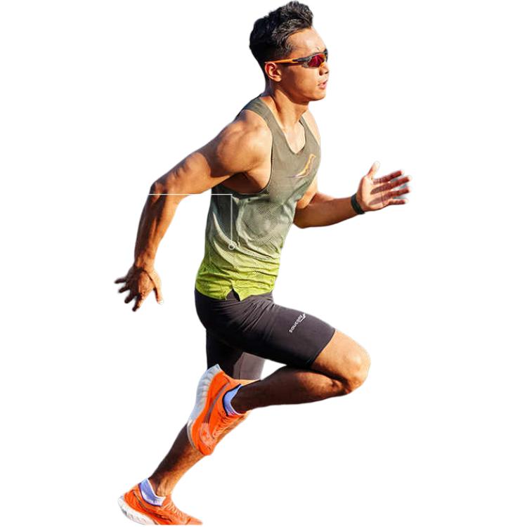 Saucony Running Tank Top Men’s Green Sole