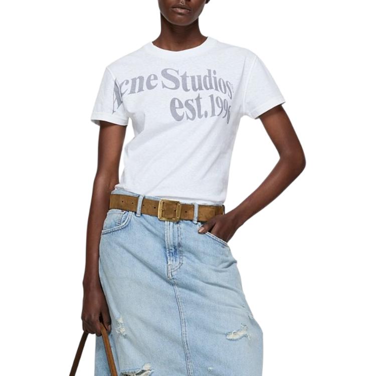 Женская футболка Acne Studios SS26 (с принтом) — фото 3
