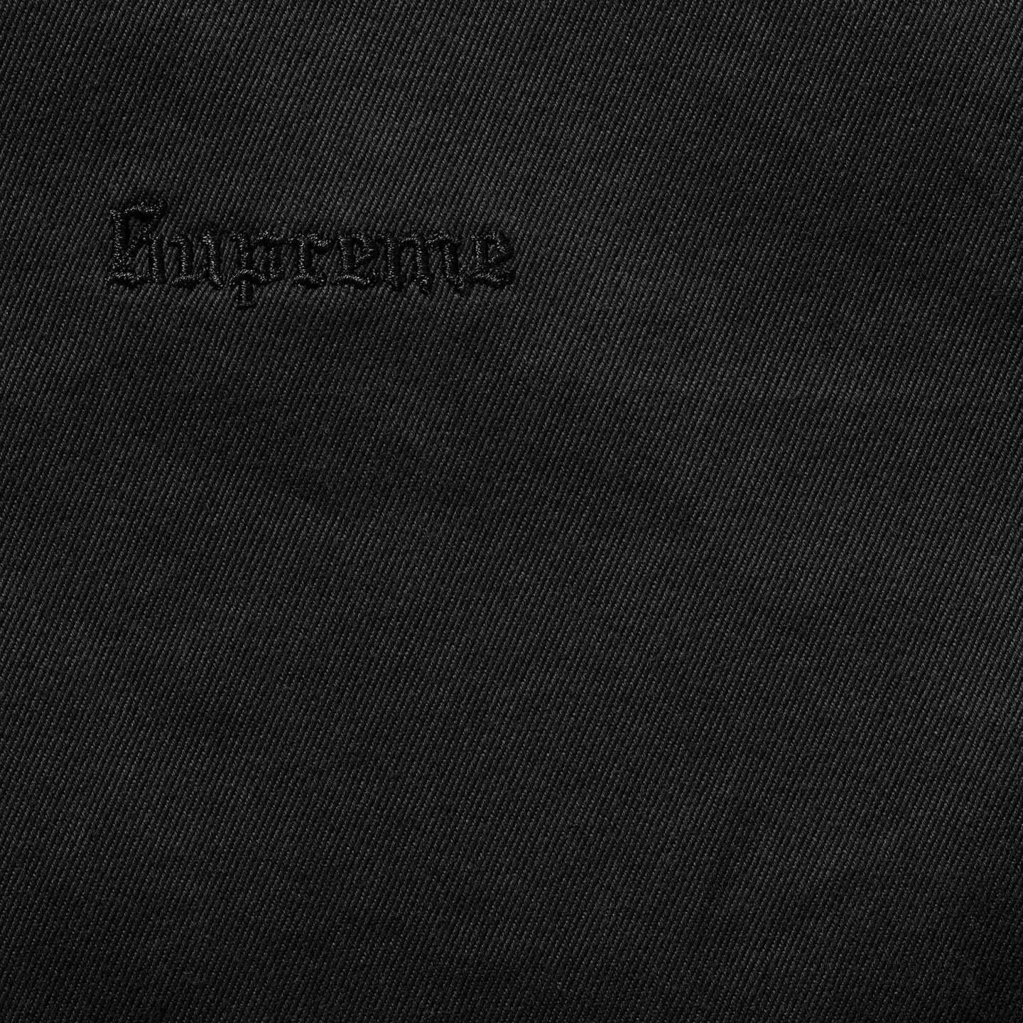 Куртка Supreme SS26 Week12 Harrington Jacket (черная) — фото 4