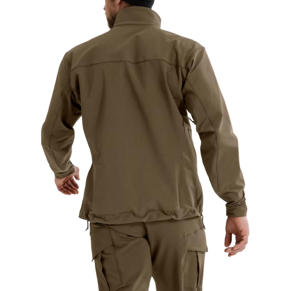 Мужская куртка Arcteryx LEAF PATROL AR JACKET (серо-зеленая) — фото 3
