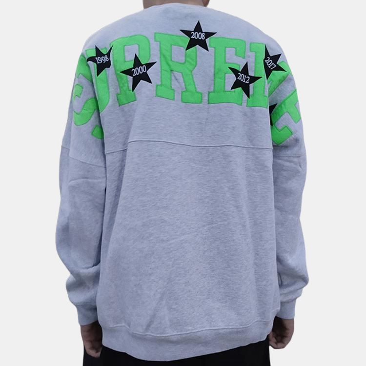 Худи Supreme SS20 Week 4 Stars Crewneck (черный) — фото 10
