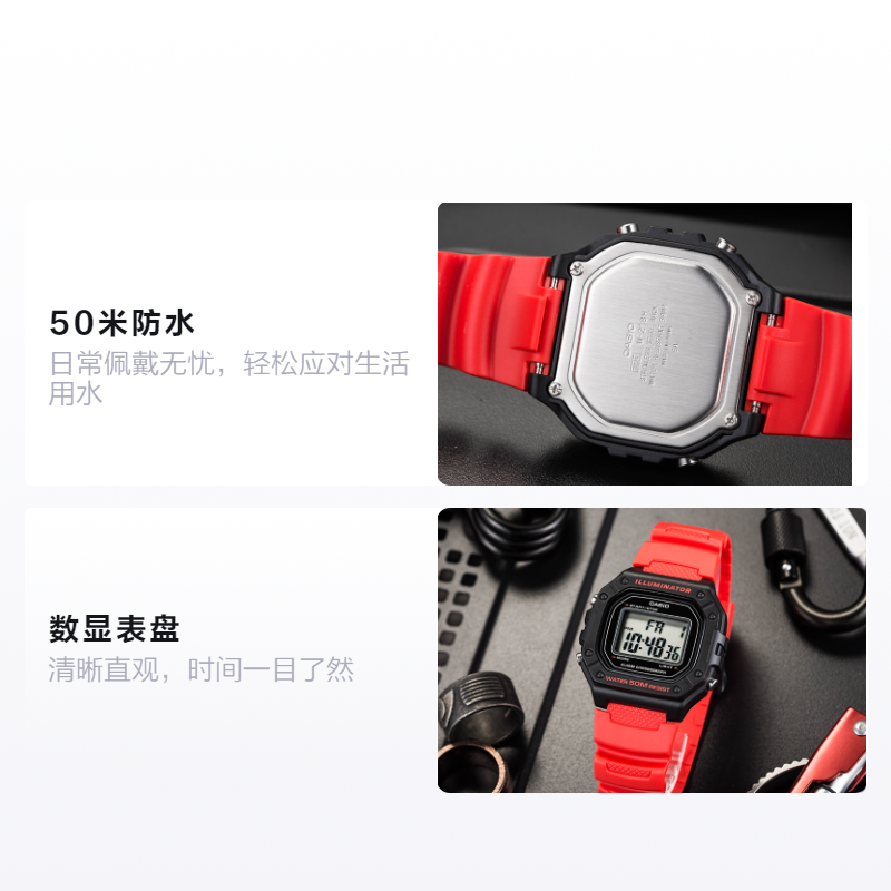 Мужские часы Casio Youth Digital (черные) — фото 2