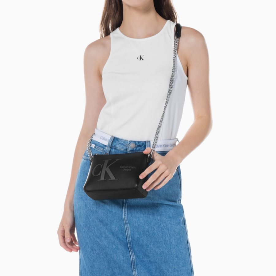 Женская сумка Calvin Klein (черная) — фото 5