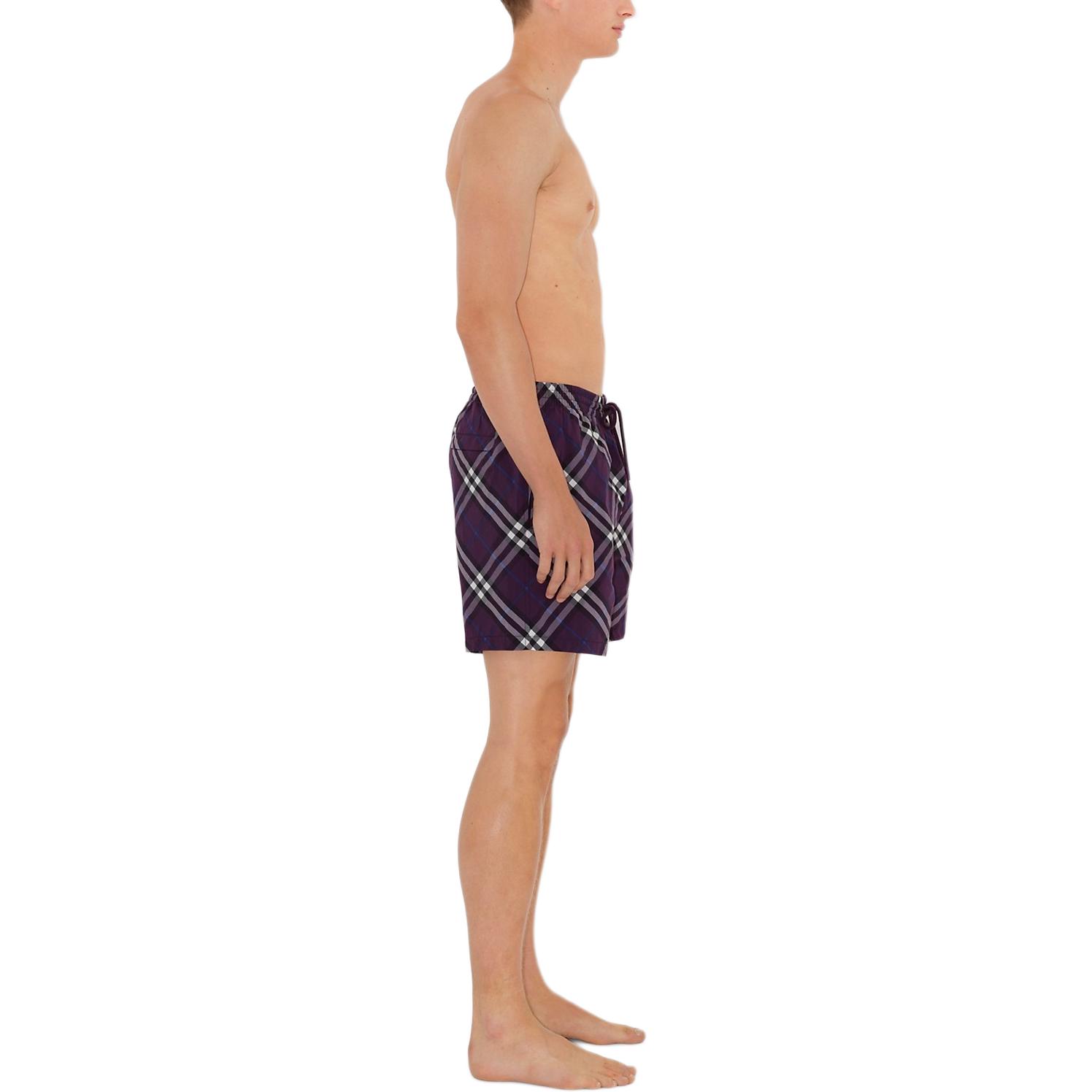 Burberry Check-print Swim Shorts