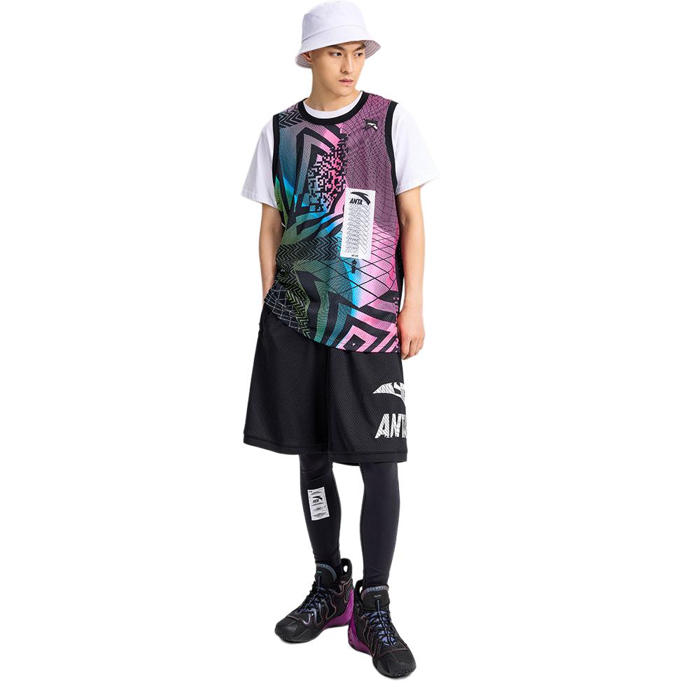 Anta Basketball Collection Basketball Suit Men’s Black