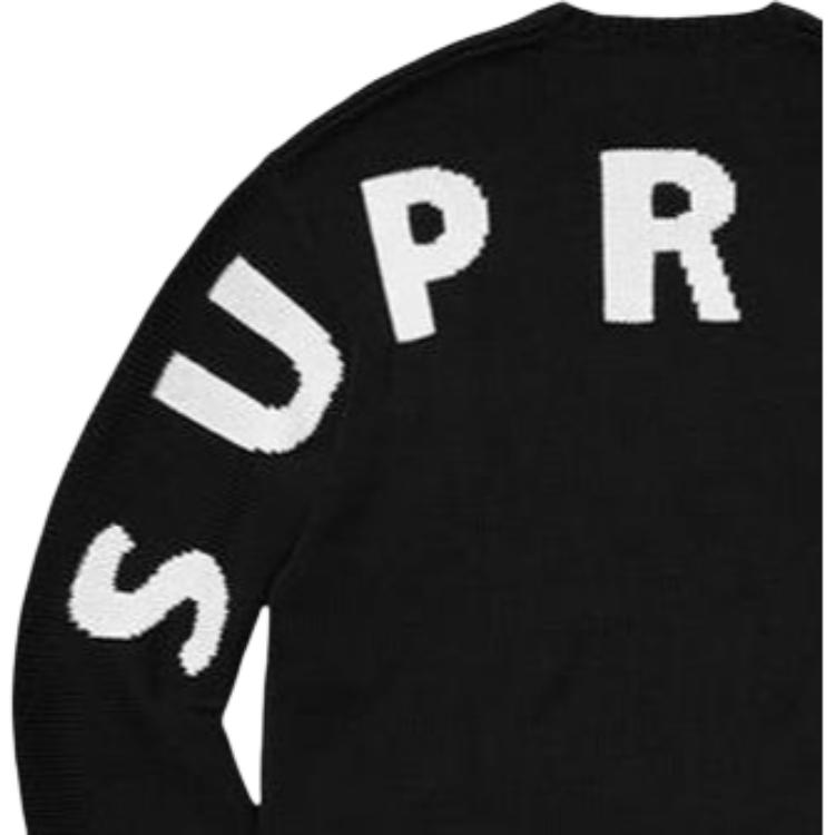 Свитер Supreme Back Logo Sweater (черный) — фото 3