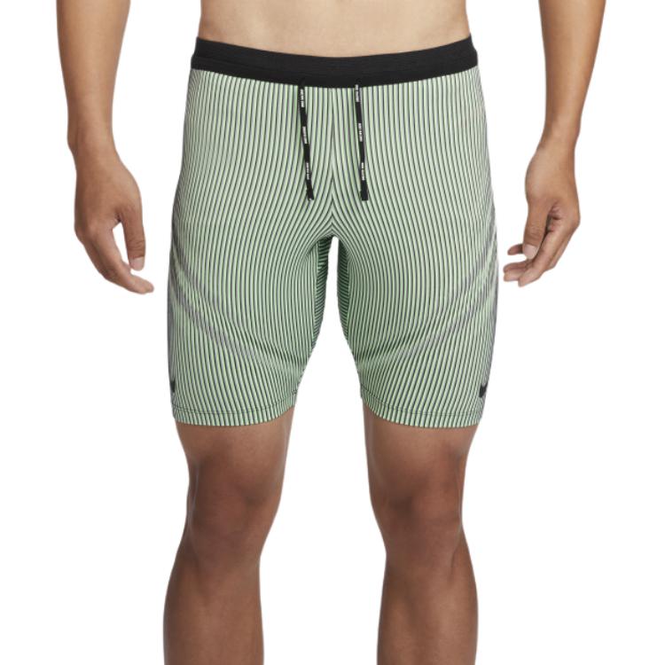 Nike Dri FIT ADV Running Shorts Men’s Coal Black/Vapor Green/Matte Silver/Vapor Green