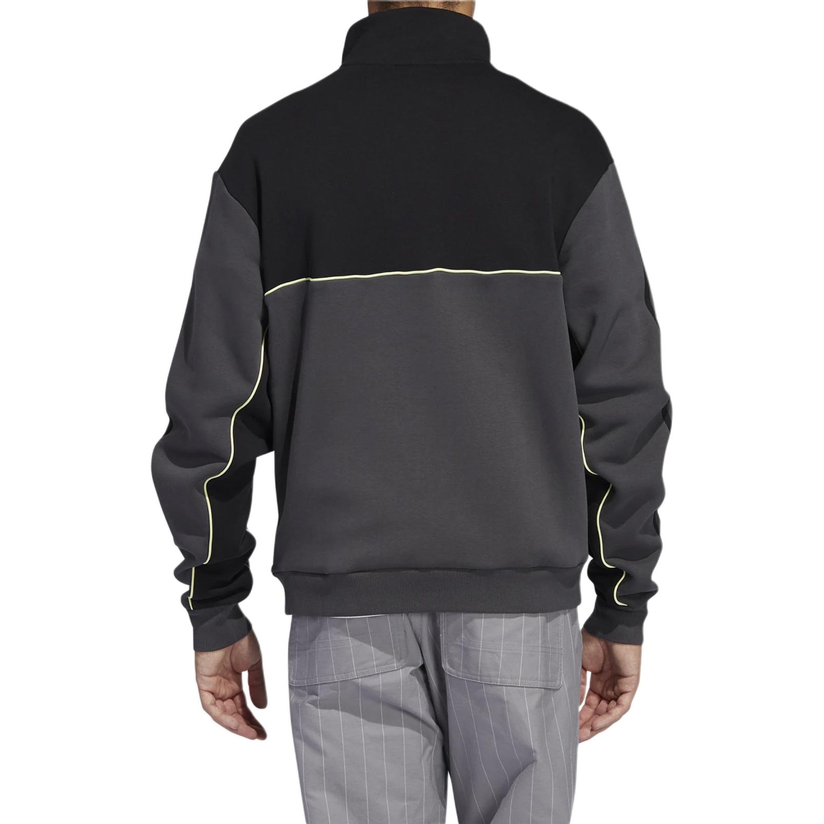 Мужская худи adidas Originals Mod Half Zip Sweat (черная) — фото 3