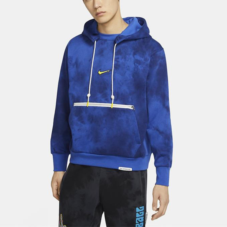 Мужское худи Nike с принтом (синее) — фото 3