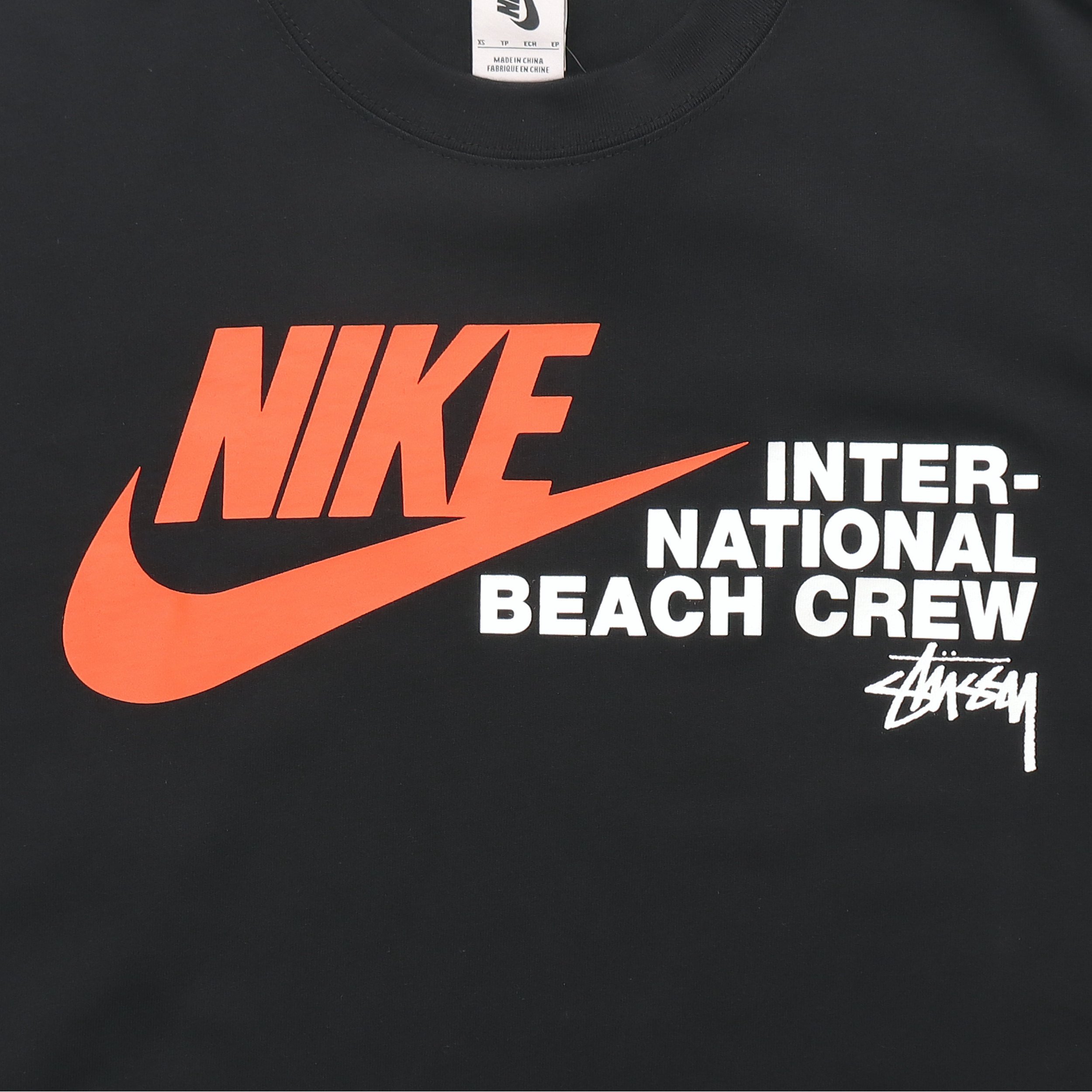 Футболка Stussy x Nike (черная) — фото 4