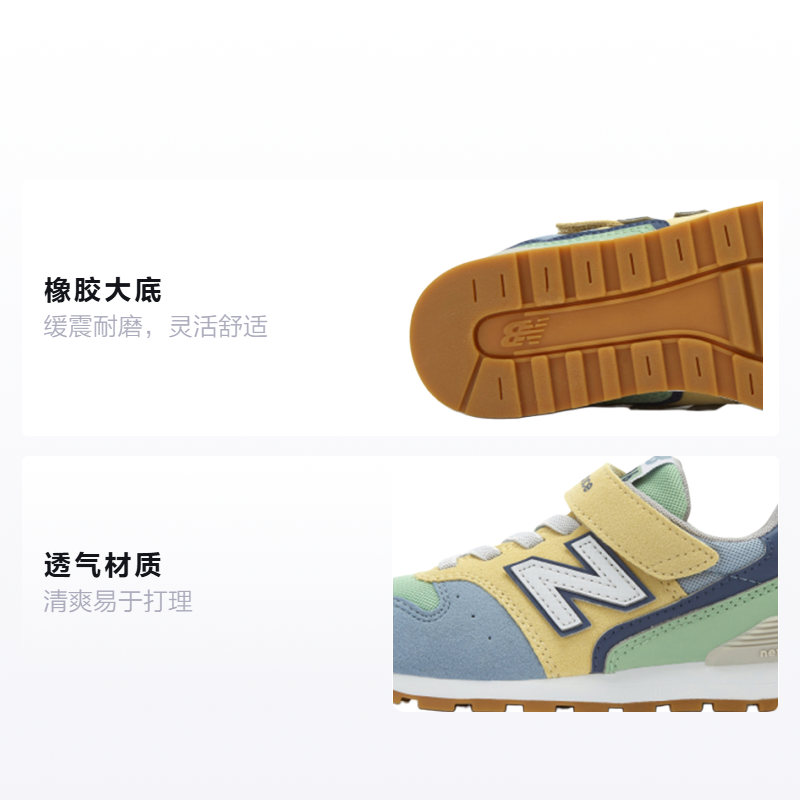 Кеды New Balance 996 (разноцветный) — фото 2